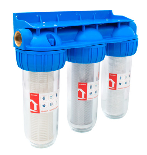 filtru apa triplu cu carbune/bumbac/sita 3x1x10 - imagine 6